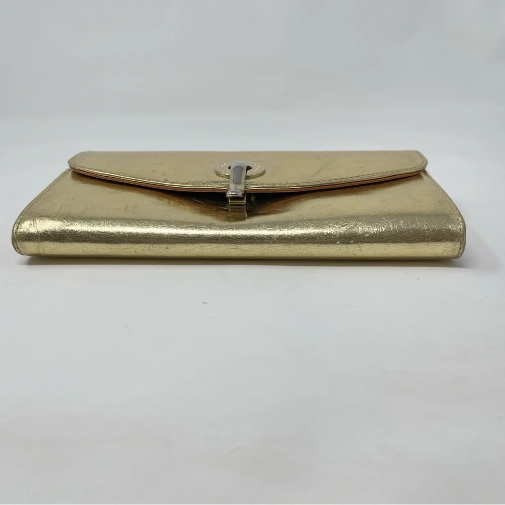 Kate Spade Metallic‎ Cyndy Leather Wallet in Gold